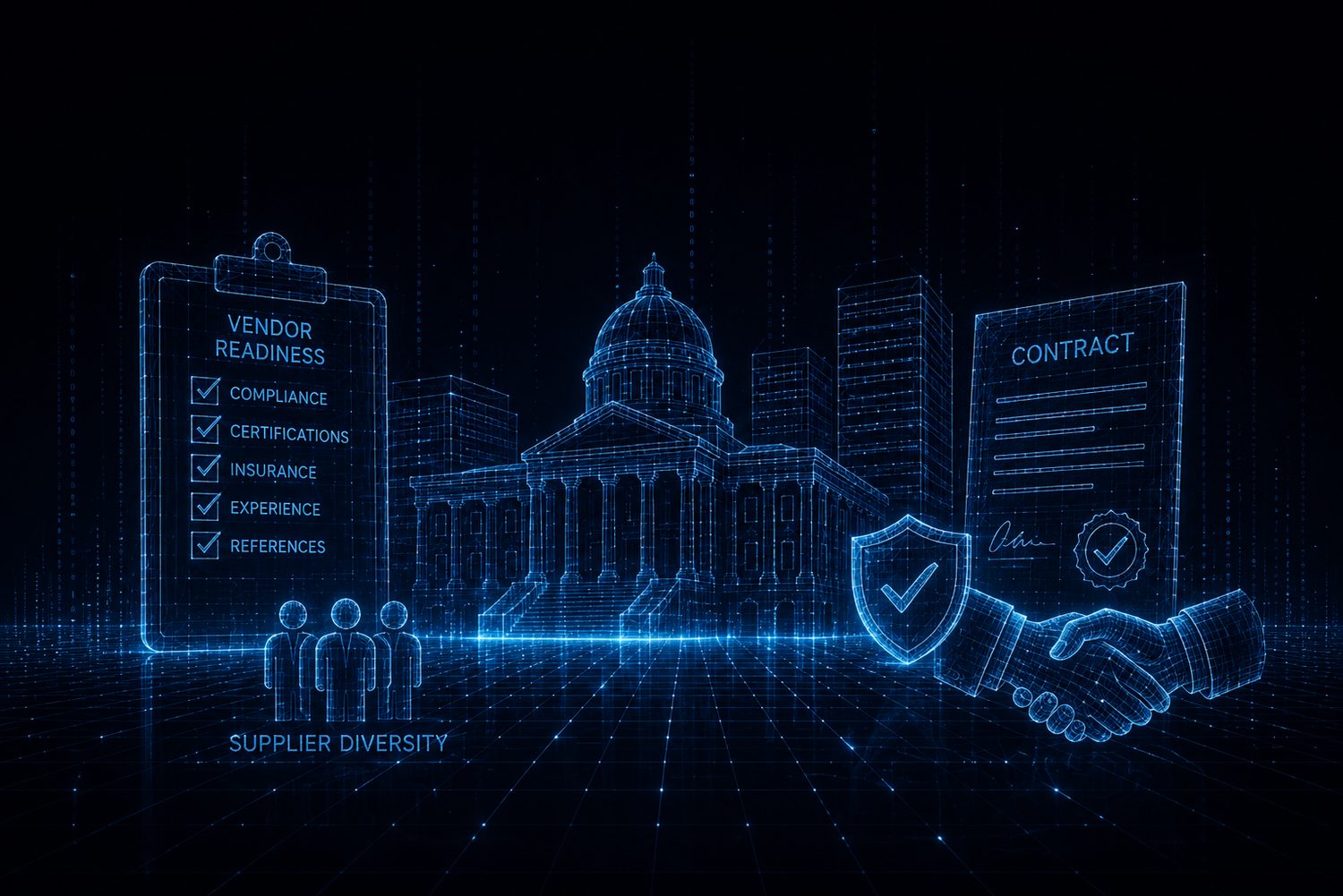 Public-sector vendor readiness — compliance, certifications, supplier diversity and contract award